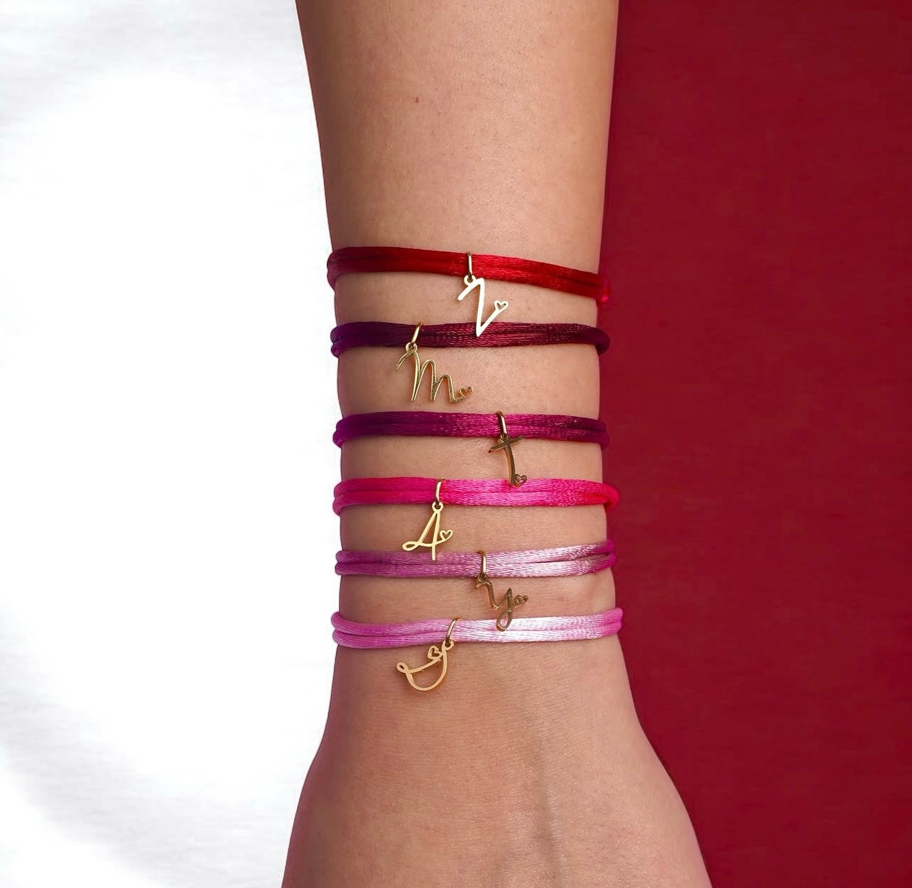 Alphabet of love bracelet