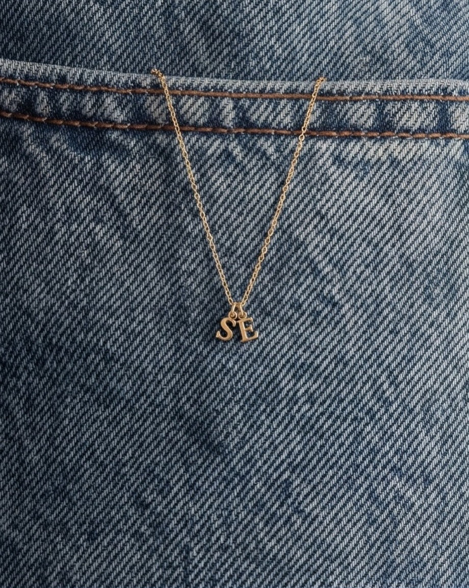 Tiny Letters Necklace