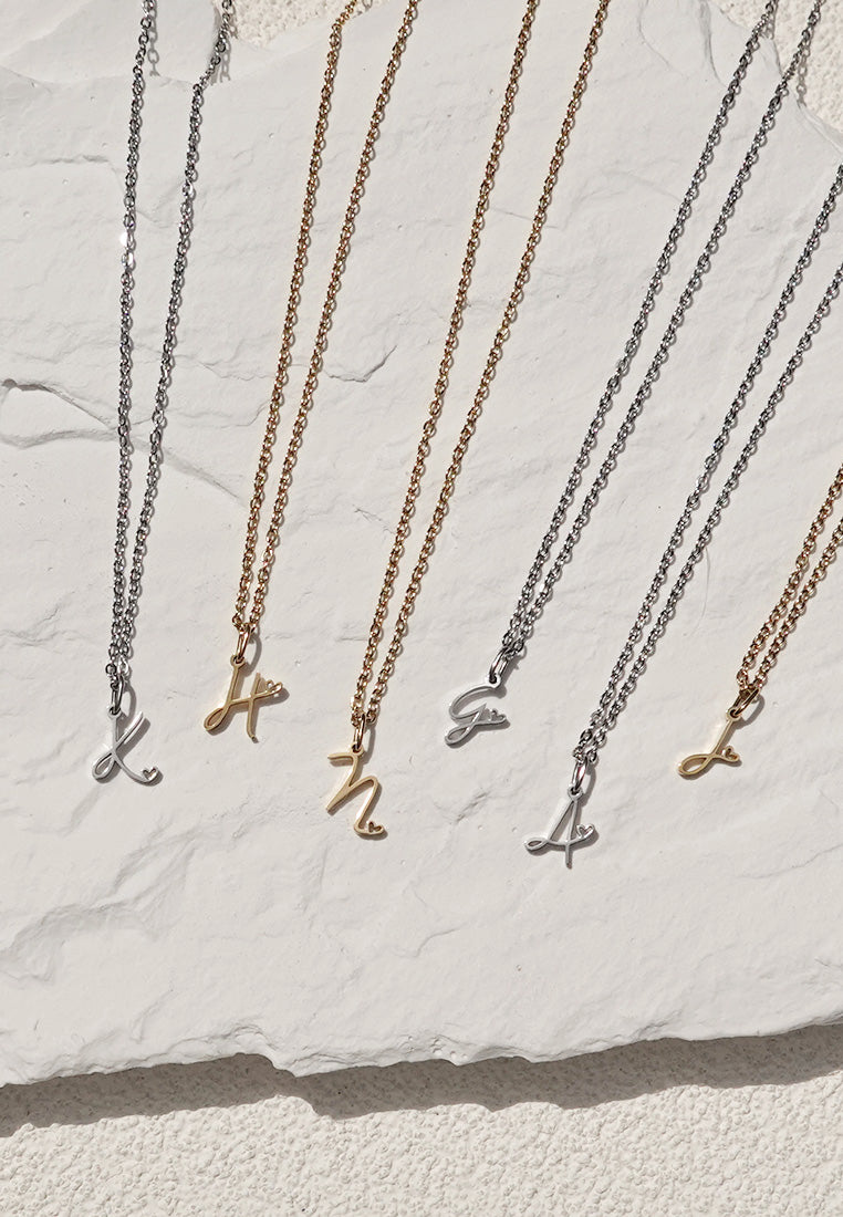 A tiny heart beside your favorite letter – because love is personal